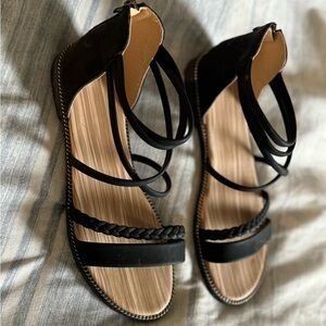 Black sandals